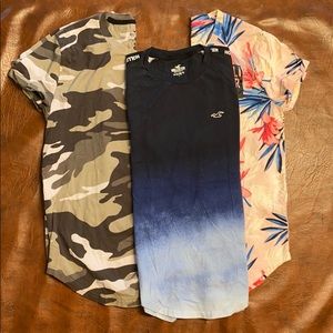 Hollister Curved Hem Tee Bundle
